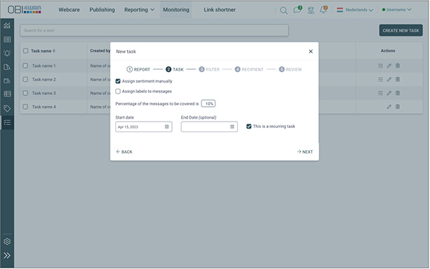 Task assignment tool